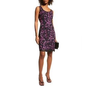 NWT SHANI Sleeveless Laser Cutting Dress